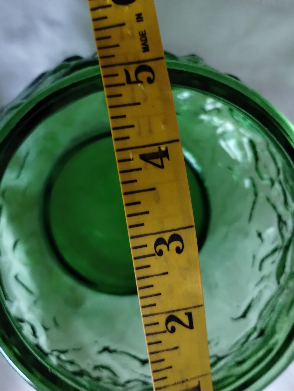 EO Brody Emerald Green Textured Glass Decorative Bowls Planter - Home Accents - Picture 4 of 4
